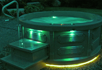 Green Portable Hot Tub